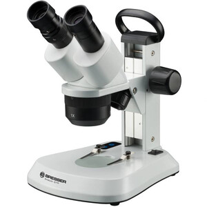 Bresser Microscópio stéreo Analyth STR 10x-40x bino; Greenough; 50mm; 10x/20; 10-40x; LED, camera, 2MP