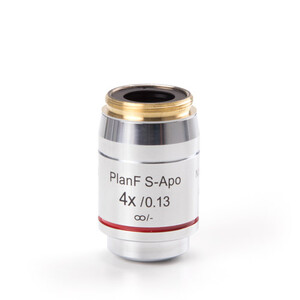 Euromex Objetivo Objetiva, AX.7304, Infinity EIS 60 mm, Semi-Apo Fluarex 4x/0.15, M25, 0.17 mm