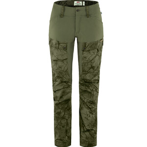 Fjällräven Keb Trousers W Reg, 626-625 Verde Camo-Verde-Laurel, 40
