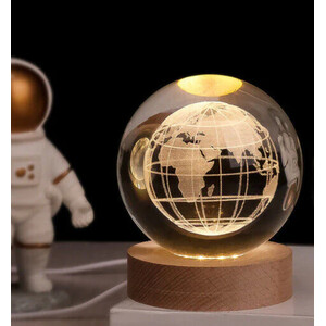 Creative Lighting Bola de cristal brilhante terra
