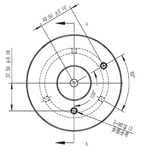 Omegon Adaptador de montagem Vixen 45 mm para coluna Pro