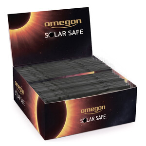 Omegon Óculos para eclipse solar Solar Safe em expositor com 50 unidades