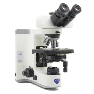 Optika Microscópio B-810DK, trino, HF, DF, infinity, plan, 40-1000x, LED
