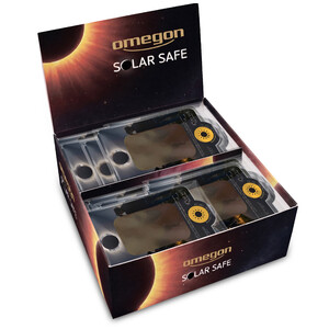 Omegon Filtros solares Solar Safe Easy Cam Filtro em expositor com 50 unidades