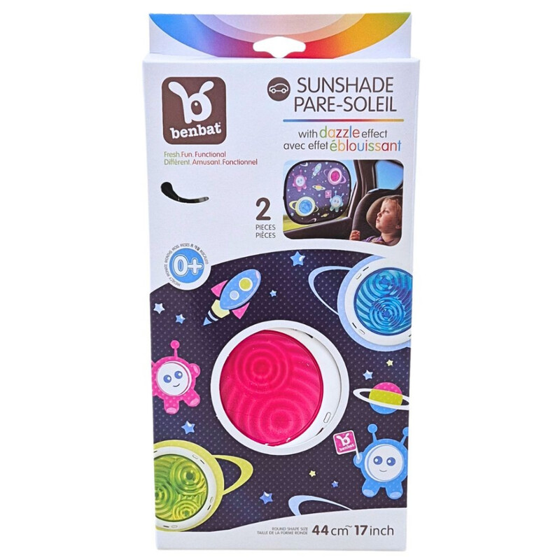 Benbat Proteção contra o sol para automóvel para crianças (44 x 38 cm) – 2 unidades