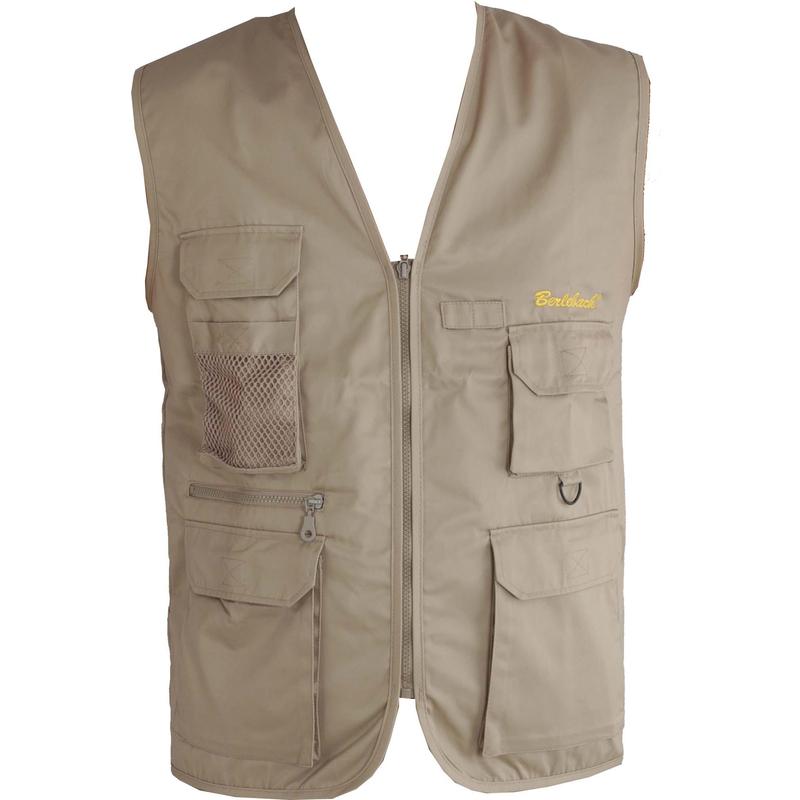 Berlebach Veste de fotógrafo, bege, tamanho XL