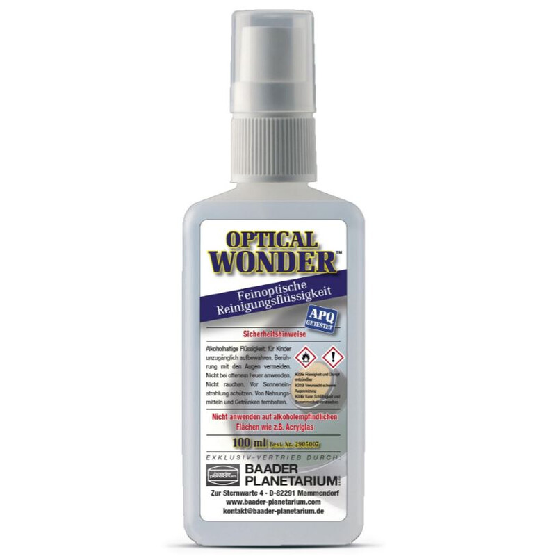 Baader Líquido de limpeza ótica Optical Wonder 100ml