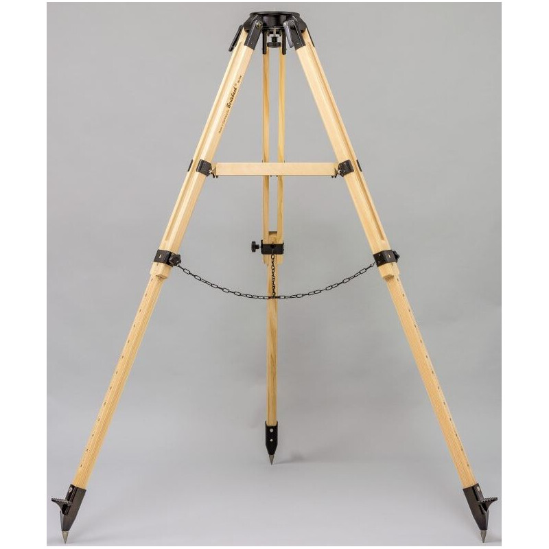 Berlebach Tripé de madeira Uni Modelo 28 para Takahashi EM-200 com placa de acessórios