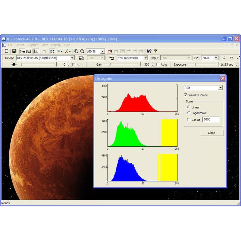 The Imaging Source DFK 21AU04.AS Câmera colorida, USB