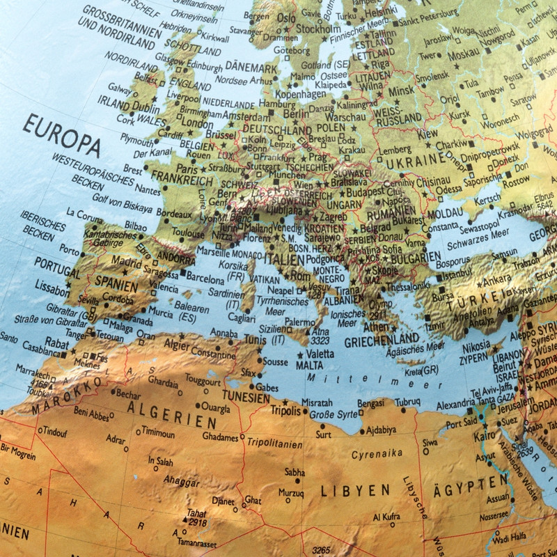 Räthgloben Globo em relêvo FR 30 10 (Français)