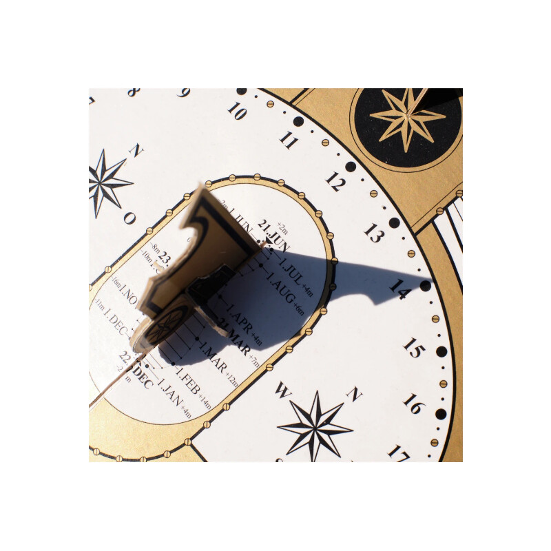 AstroMedia Kit sortimento O Relógio Solar com Bússola