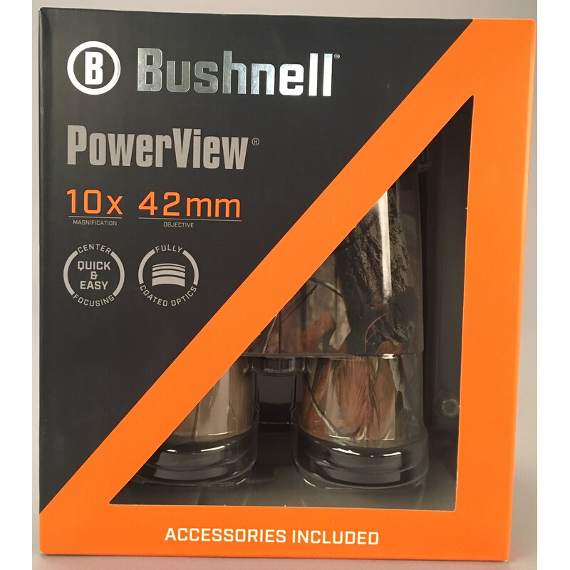 Bushnell Binóculo Powerview 10x42, Realtree Camuflagem