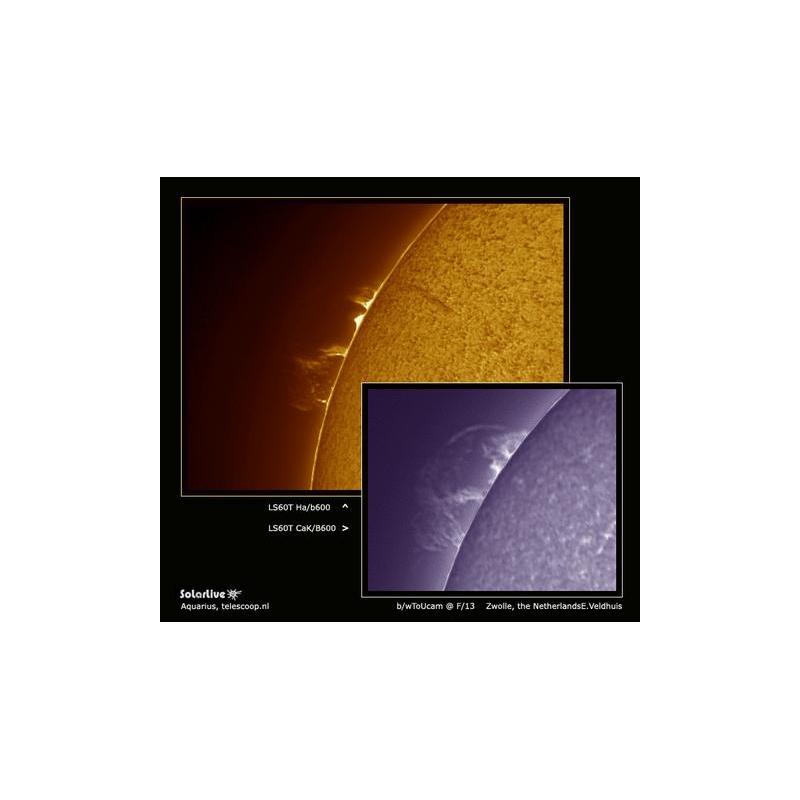 Lunt Solar Systems Telescópio solar Lunt ST 60/500 LS60T Ha B1200 FT OTA