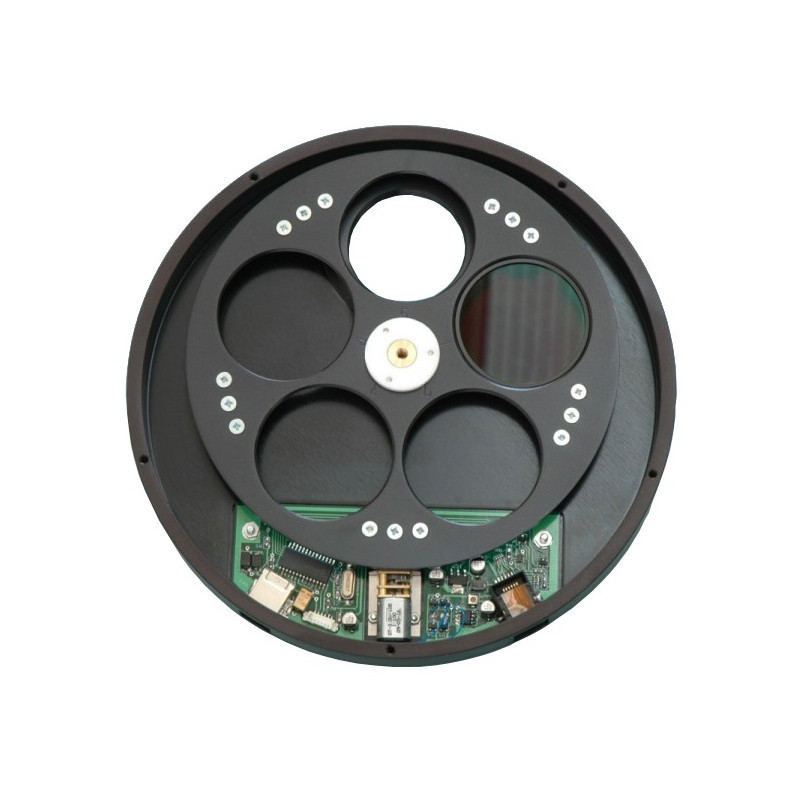 Starlight Xpress Roda de filtros USB para 5x filtros de 2" com conexão SCT (fêmea) + conexão T (macho)