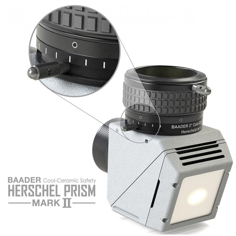 Baader 2" prisma Herschel V de cerâmica fria de segurança