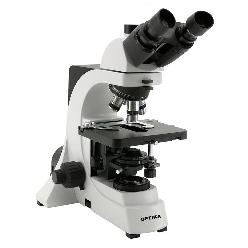 Optika Microscópio B-600T, 40 - 1000x, triocular, objetivas acromáticas planas