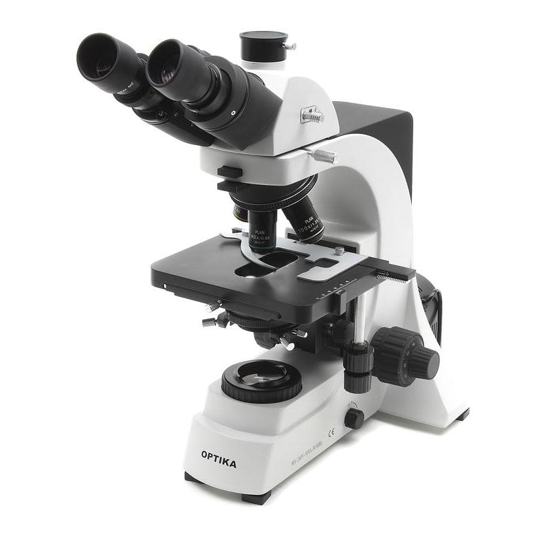 Optika Microscópio B-600Ti, 40 - 1000x, triocular, objetivas acromáticas planas IOS Objektive