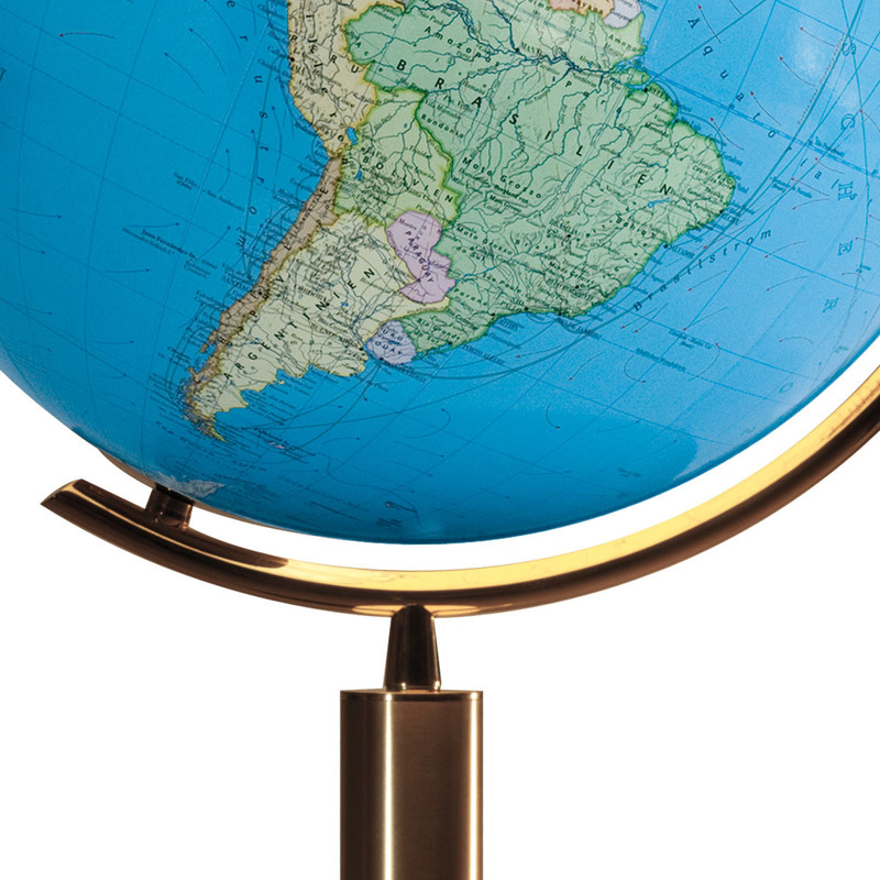 Columbus Globo com pedestal Latão Duo 40cm (Francês)