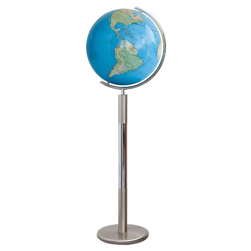 Columbus Globo com pedestal Duo Aço inoxidável 40cm (Francês)