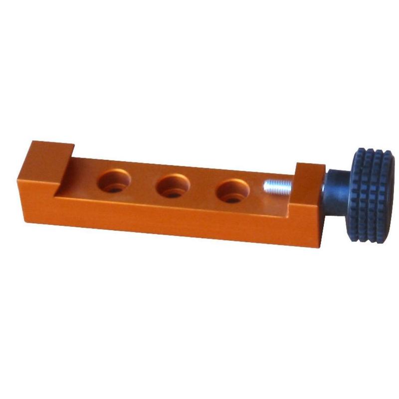 Geoptik Braçadeira para trilhos prismáticos estilo Losmandy, curta, laranja