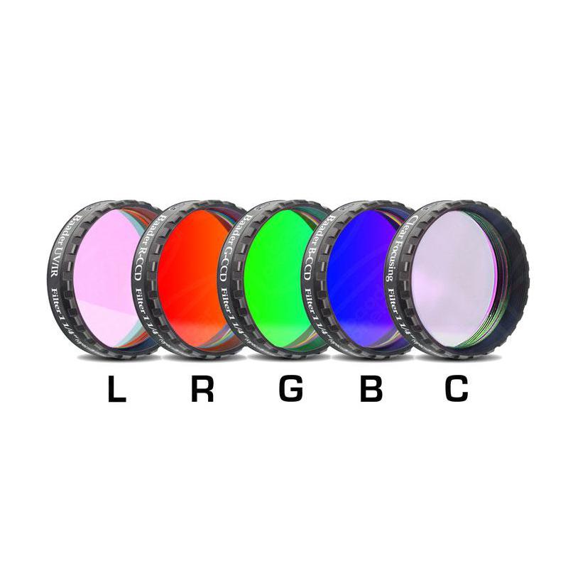 Baader Conjunto de filtros LRGBC-H-alpha 7nm, OIII e SII 1,25"