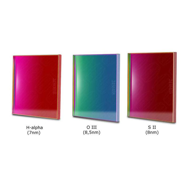 Baader Conjunto de filtros LRGBC-H-alpha 7nm, OIII e SII 65x65mm