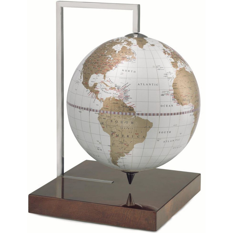 Zoffoli living Globo Quadra Radica White/ Gold 22cm