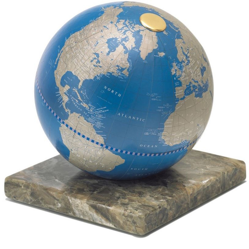 Zoffoli living Globo Stone Blue metallico 22cm