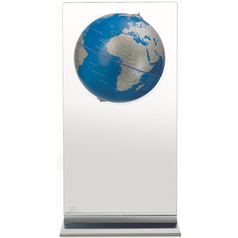 Zoffoli living Globo com pedestal Aria Blue 40cm