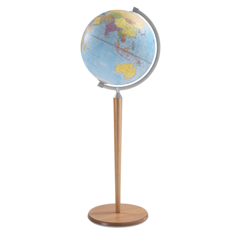 Zoffoli living Globo com pedestal Vasco da Gama Celeste 40cm