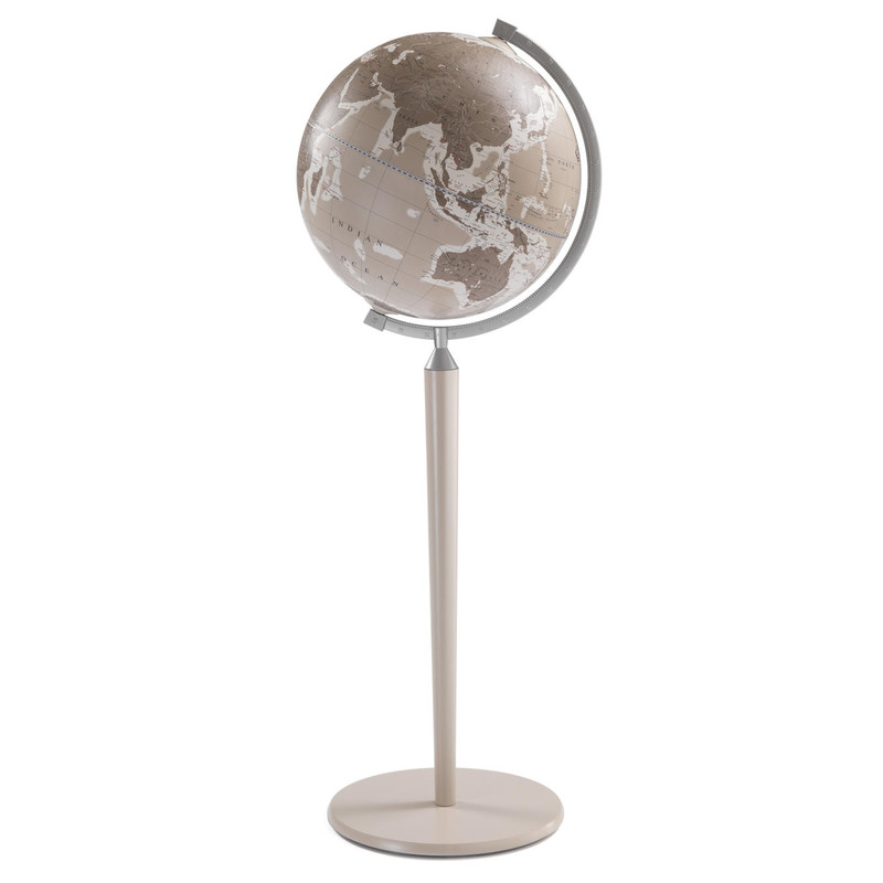 Zoffoli living Globo com pedestal Vasco da Gama Marrone Scuro 40cm