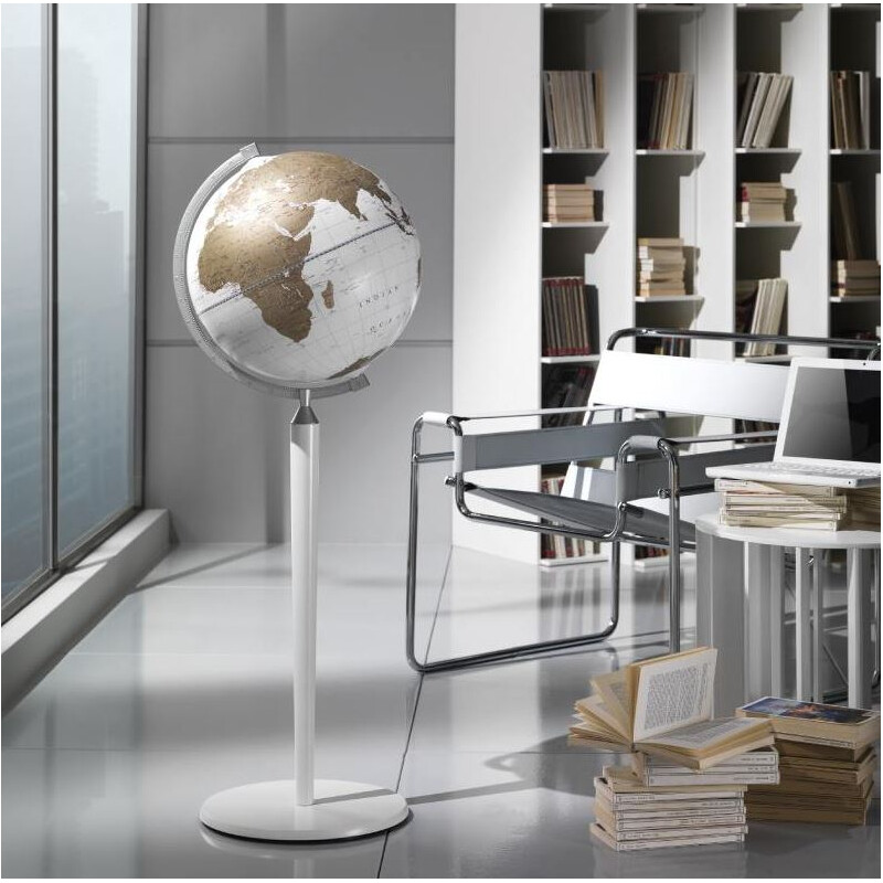 Zoffoli living Globo com pedestal Vasco da Gama All White 40cm