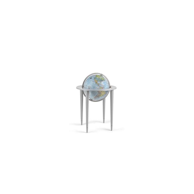 Zoffoli living Globo com pedestal Amerigo Vespucci Celeste 40cm