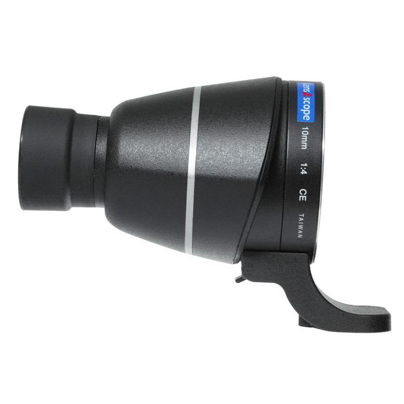 Lens2scope , para Nikon F, preto e com visor direto