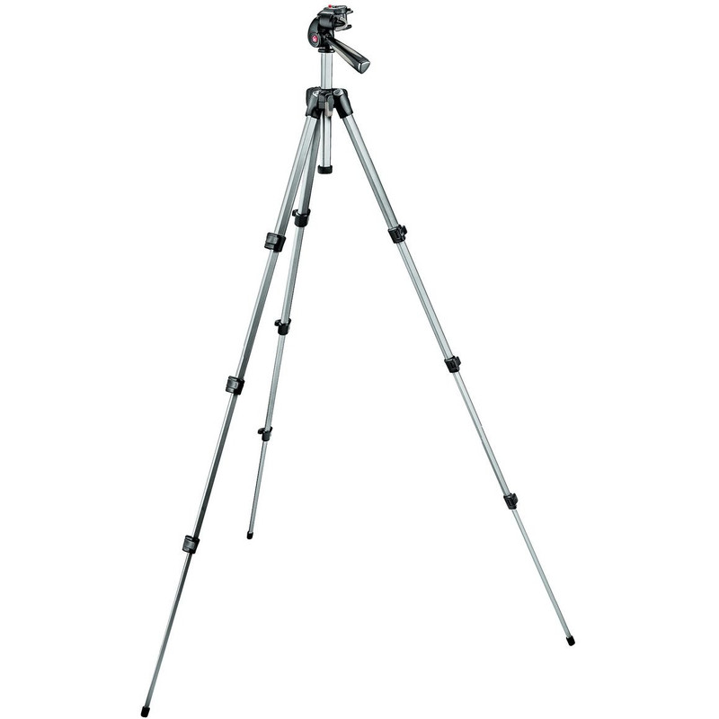Manfrotto Tripé de alumínio MK393-H Aluminium Dreibeinstativ mit 3-Wege-Neiger