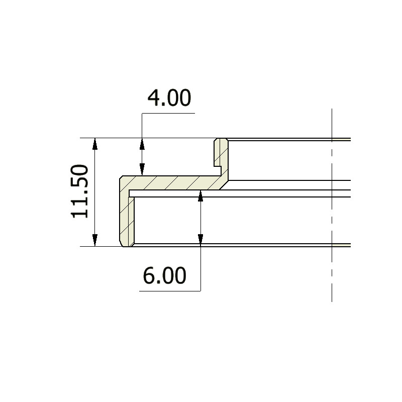 Omegon Adapter Adaptador C-Mount (macho) à T2 (femea)