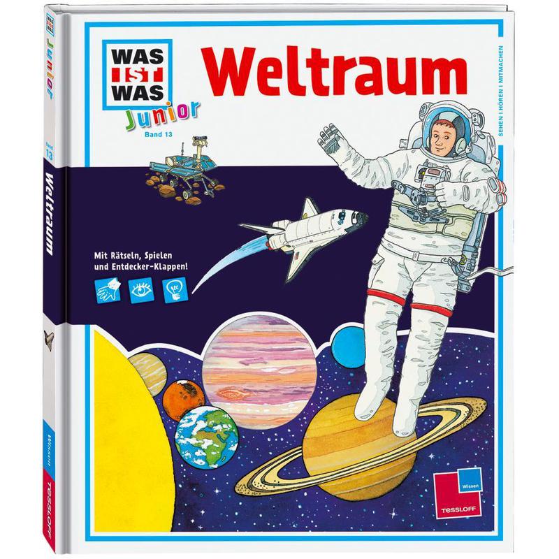 Tessloff-Verlag WAS IST WAS Junior Band 13: Weltraum (livro em alemão)