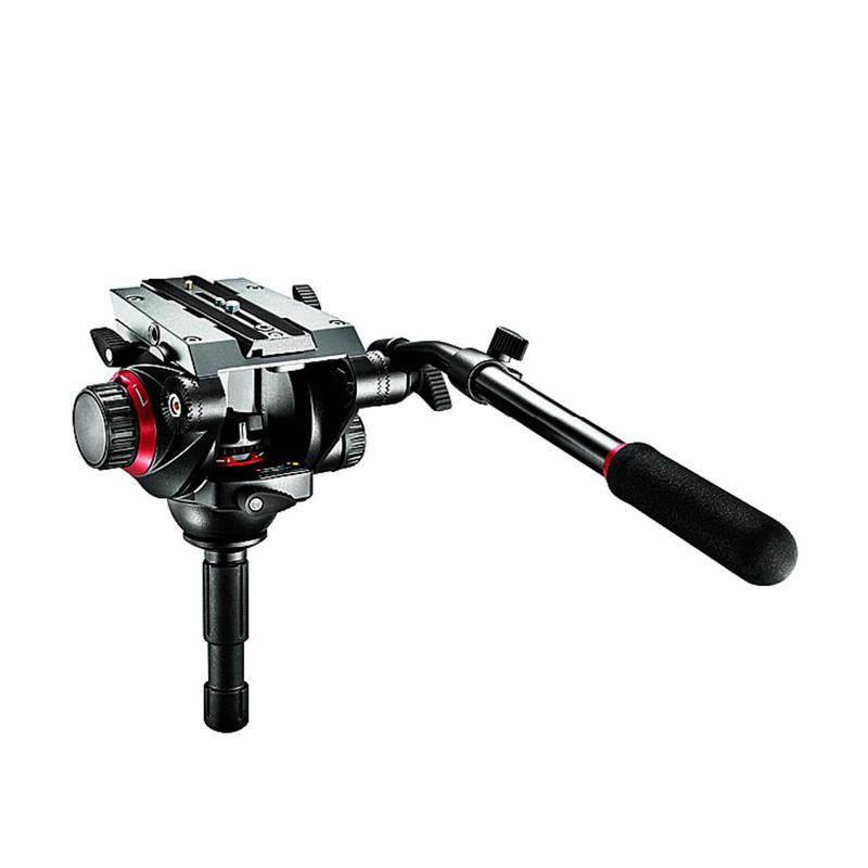 Manfrotto 504HD, 536K tripod with video head and levelling bowl