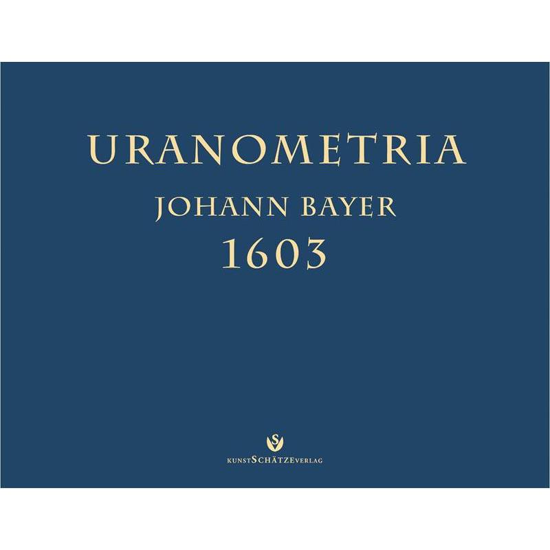 KunstSchätzeVerlag Uranometria von Johann Bayer inkl. Begleitbuch (atlas e livro em alemão)