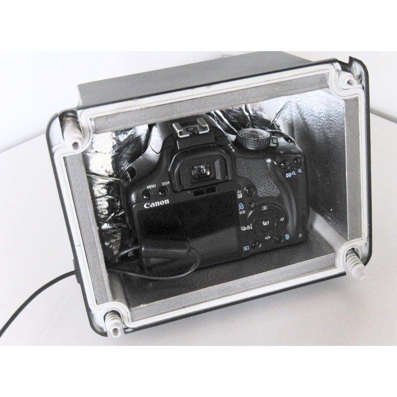 Geoptik Caixa para resfriamento fotográfico termoelétrica para câmeras EOS