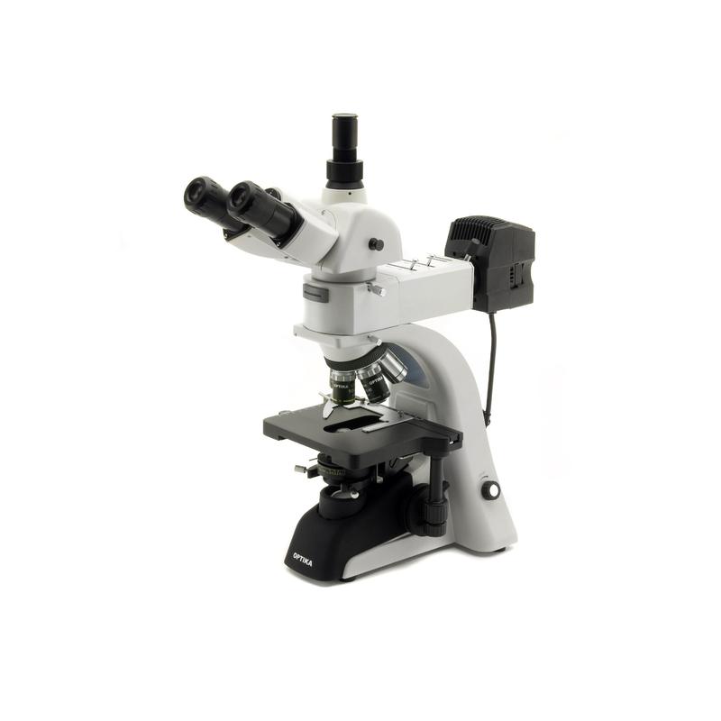 Optika B-353MET Microscópio metalurgico triocular de pé