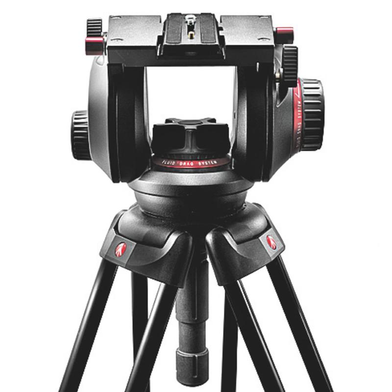 Manfrotto Inclinador para video a fluido Pro 509HD com 100mm meia esféra 509PLONG