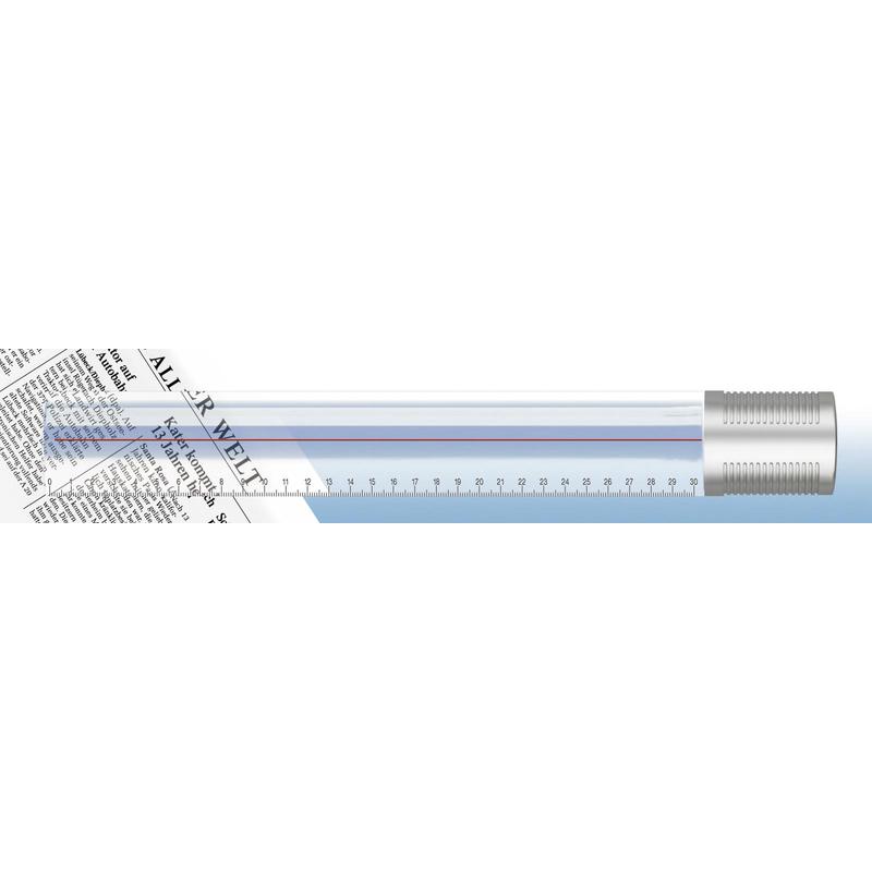 Bresser Lupa Régua com efeito de aumento 2x, 310mm