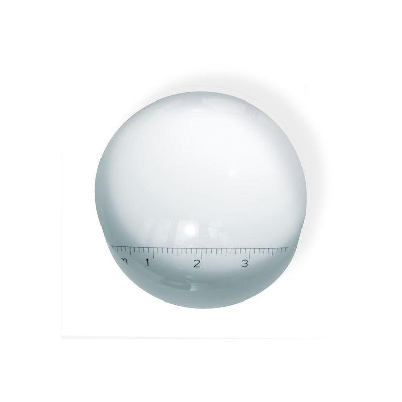 Bresser Lupa Lente de aumento de vidro redonda 2,5x, 60mm