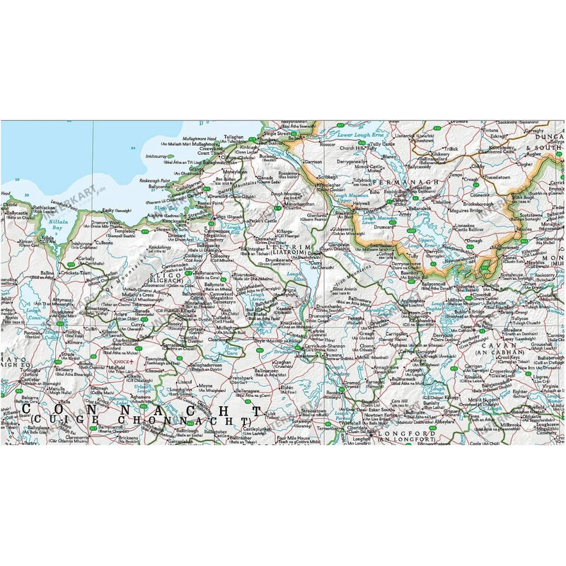 National Geographic Mapa Irlanda (76 x 91 cm)