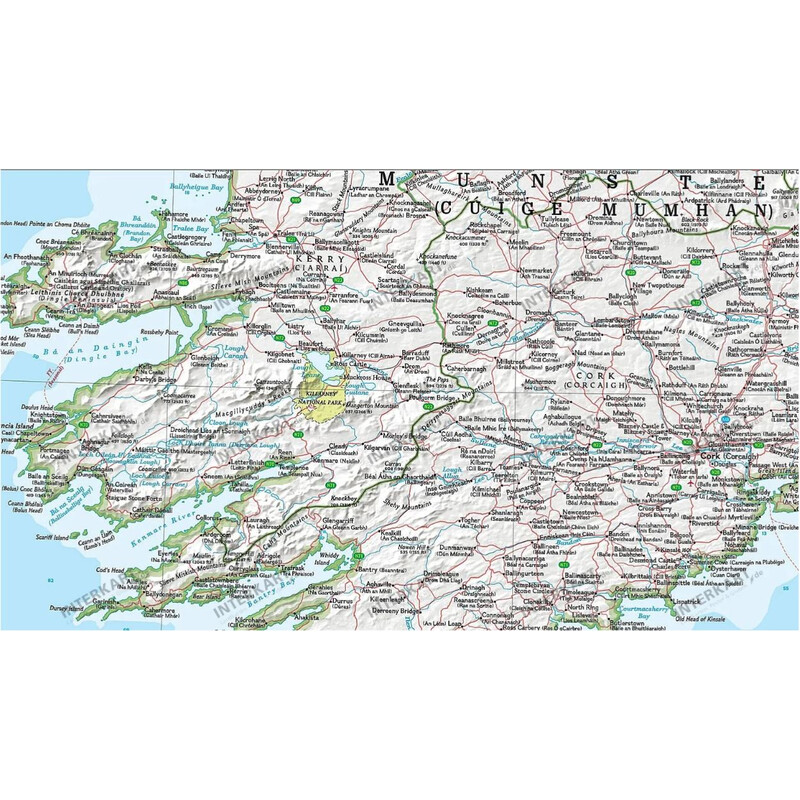 National Geographic Mapa Irlanda (76 x 91 cm)
