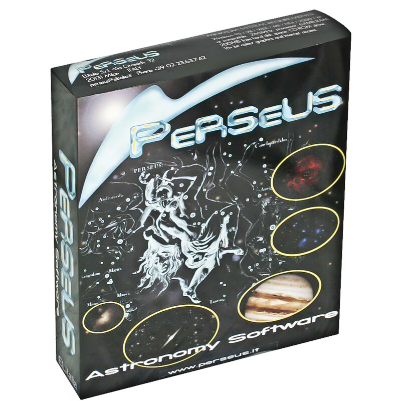 10 Micron Software de controlar planetário e telescópio no PC "Perseus" (em inglês)