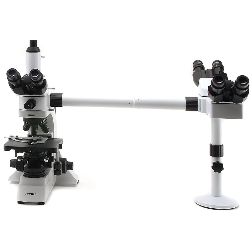 Optika Microscópio B-500Ti-3, Cabeça de discussão, 3 cabeças, 1000x, LED