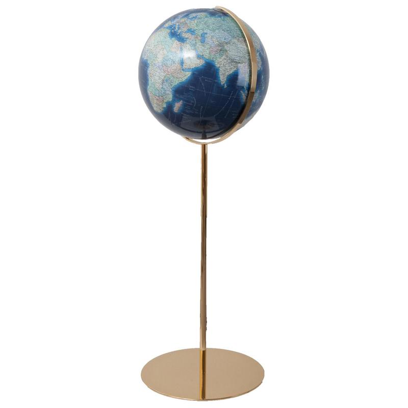 Columbus Globo com pedestal Duo Azzurro 40cm