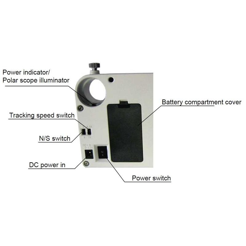 iOptron Montagem SkyTracker unidade de rastreamento para astrofotografia, preta